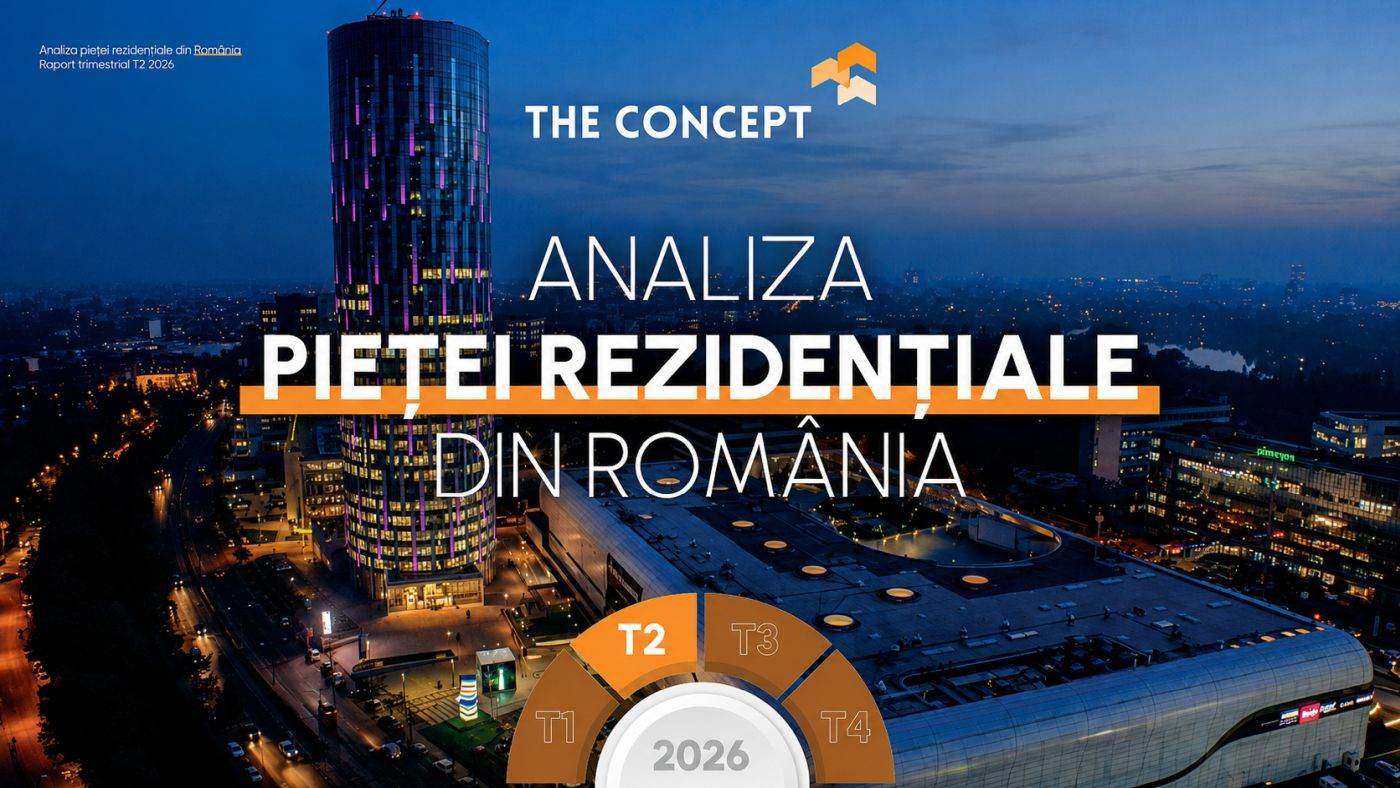 Analiză The Concept: Preţurile locuinţelor au crescut cu 10% într-un an, în timp ce tranzacţiile au scăzut cu 8,9%